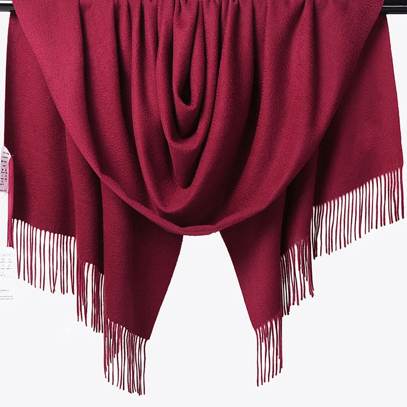 High Quality Women Super Soft Plain Viscose Pashmina Cashmere  Shawl