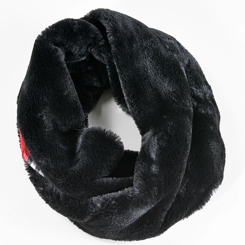 2019 custom wholesale fashion fake fur women knit fur neck warmer