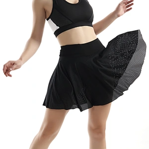 Tennis sports pant Skirts for Badminton Running Fitness polyester sublimation skirt
