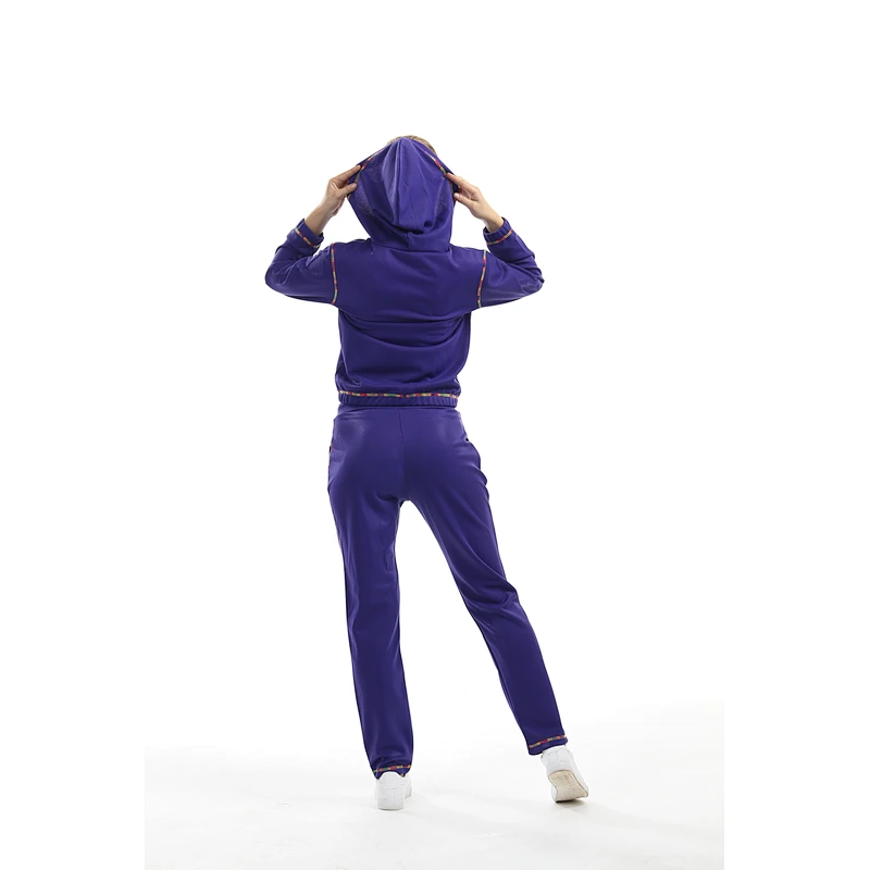Women Outfits Tracksuit Sweatshirt Pants Sets Sport Long Sleeve Patchwork Wear Casual Suit Sets