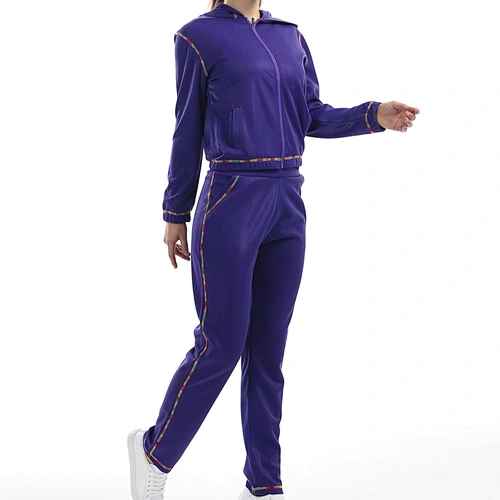 Women Outfits Tracksuit Sweatshirt Pants Sets Sport Long Sleeve Patchwork Wear Casual Suit Sets