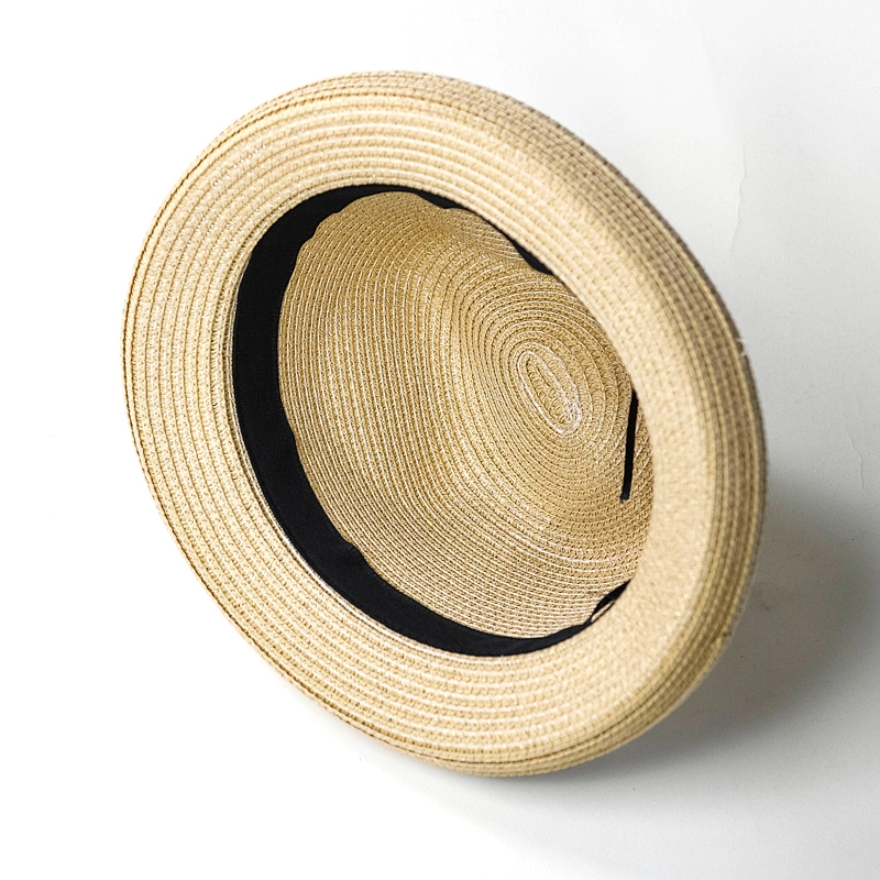 Summer Cool metal accessories natural wholesale straw cowboy hats