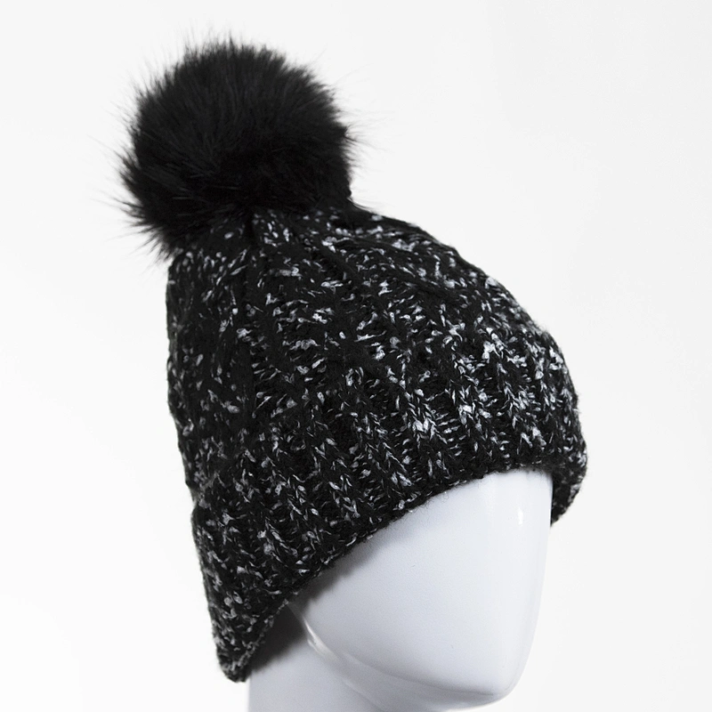 2020 Winter fashion acrylic women pompom beanie