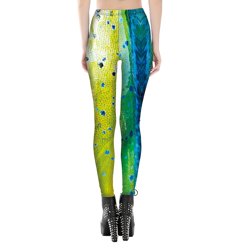 Women's Printed Leggings Full-Length Regular Size Yoga Workout Leggings Pants