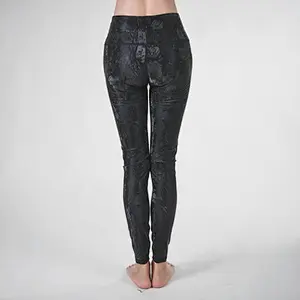 New Knitted Hips Quick-drying Perspiration  Solid Color Body High Waist Leggings