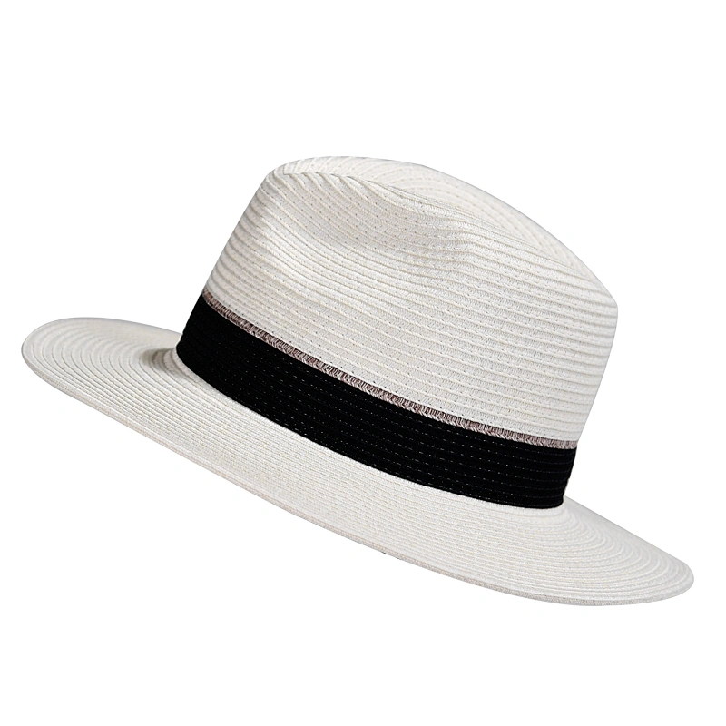 Hot selling Washable And Foldable UV Protect Straw White Panama Hat