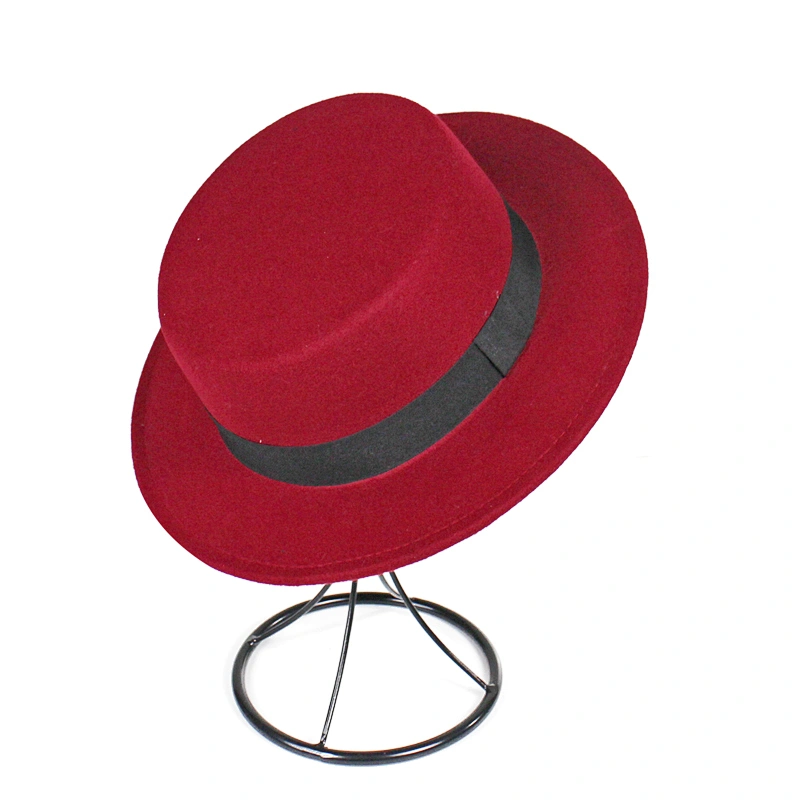 Good Price Fashionable Warm Fall and Winter Free Sample Women Felt boater hat