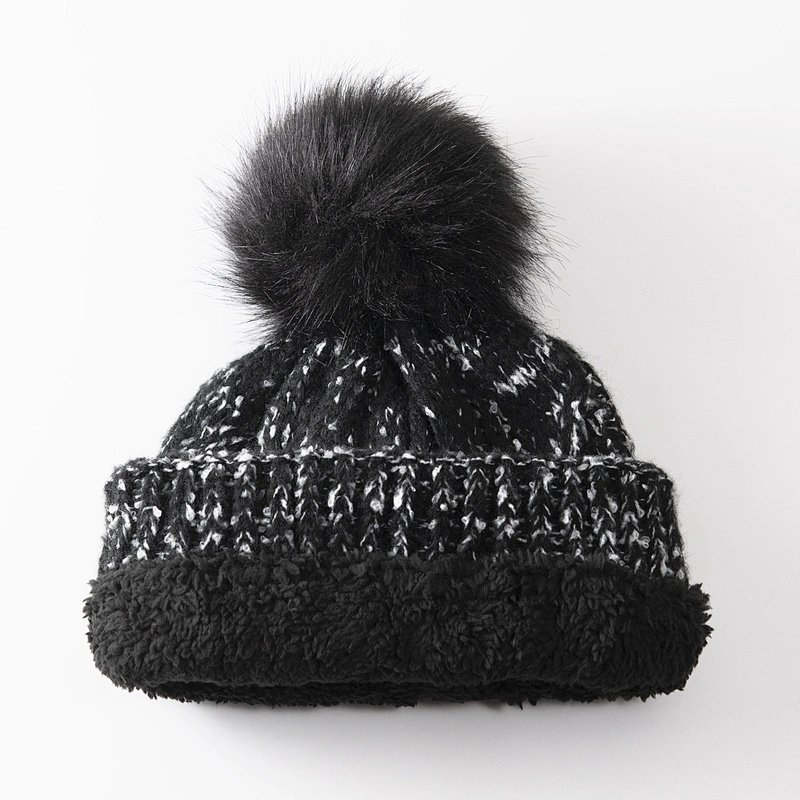 2020 Winter fashion acrylic women pompom beanie