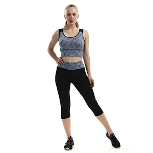 Women's Yoga Capri Pants High Waist Slim Sexy Hollow Outdoors Running Fitness Leggings
