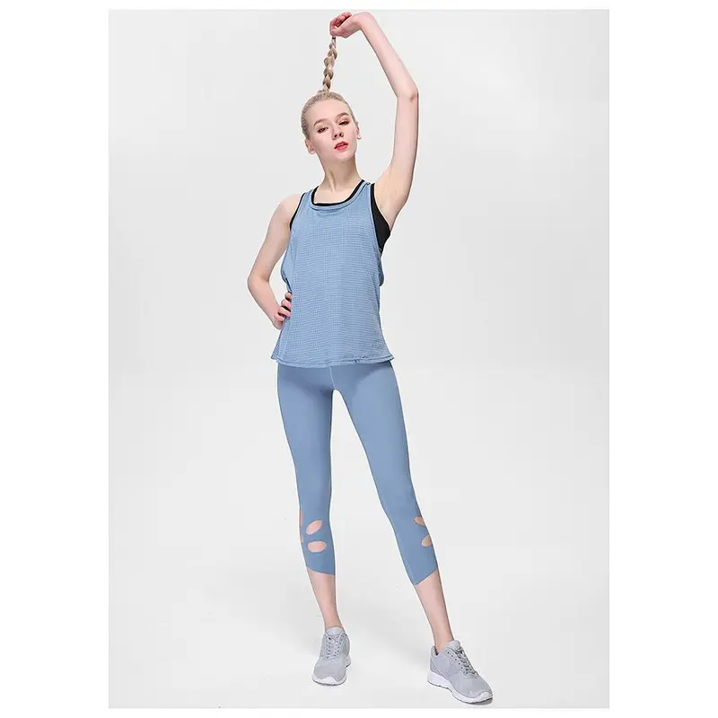 New arrival wholesale custom fashion cropped capri gym yoga fitness sexy leggings for women