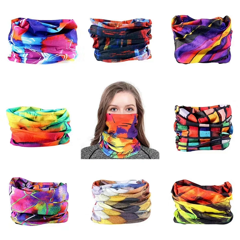 Popular seamless bandana Item of headwear and your own design and logo printing of headwear bandana
