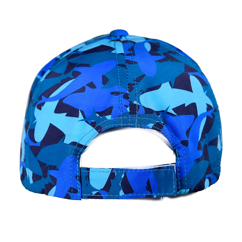 100% Polyester Kids Fish Print Cap
