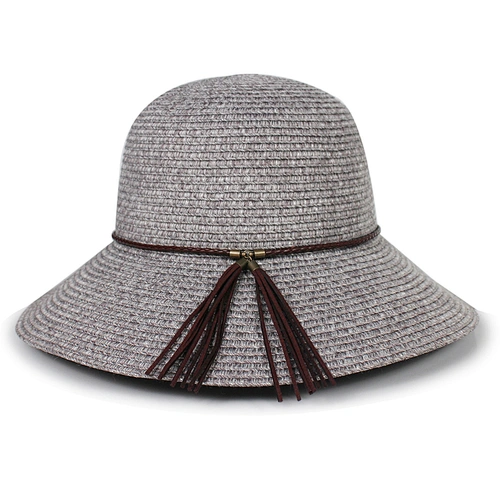 Customize Women Paper Straw Summer Straw Bucket Hat