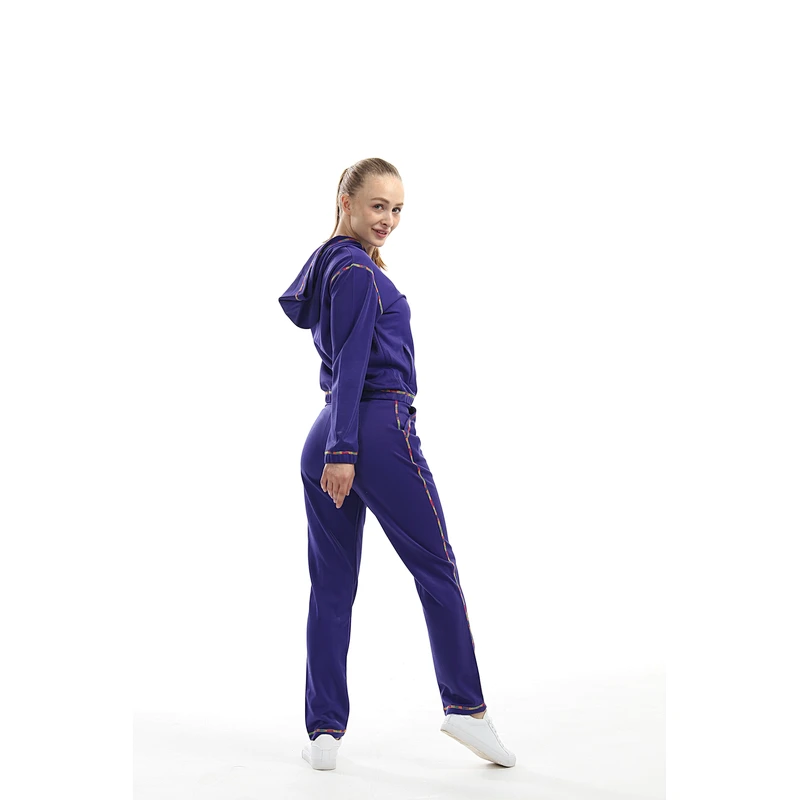 Women Outfits Tracksuit Sweatshirt Pants Sets Sport Long Sleeve Patchwork Wear Casual Suit Sets