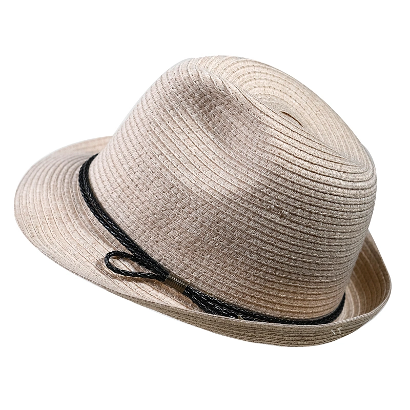 Fashion natural color Summer paper custom fedora hat