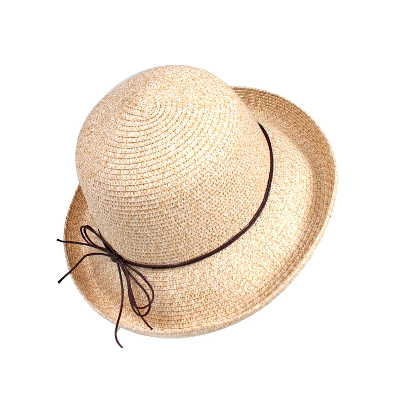 China-made High Quality Summer Hand-made Raffia Straw Hat