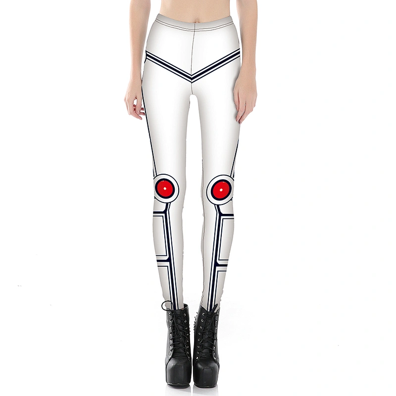 color  Women's Digital Printed Leggings Yoga Workout Capris Pants