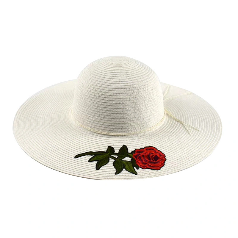 Emborided patch new ladies fashion hat