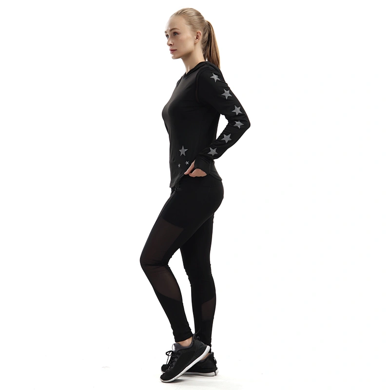 Women's Mesh Yoga Pants with 2 Pockets Non See-Through High Waist  Leggings