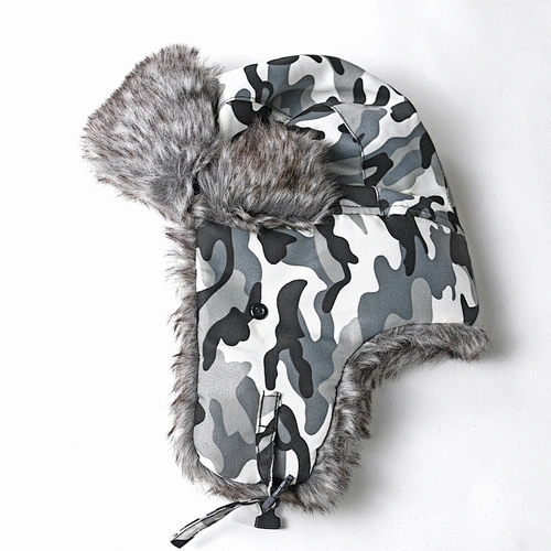 Keep warm Winter amy printed ski helmet