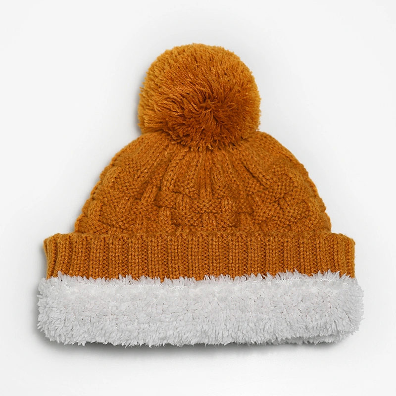 Women 's Wholesale winter custom acrylic knitted beanie hat