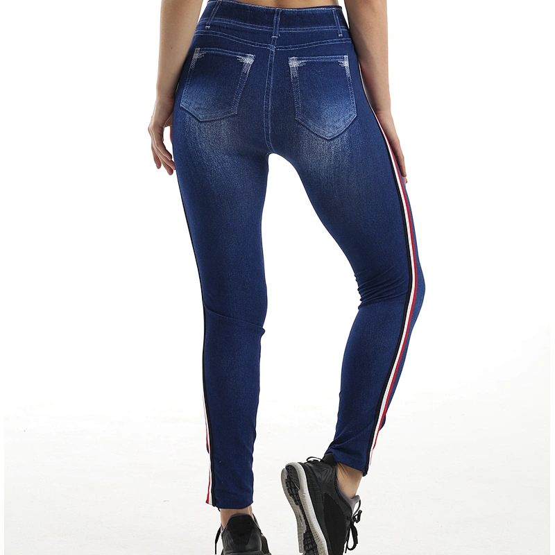 Women's jeans Seamless Fashion Striped Tight