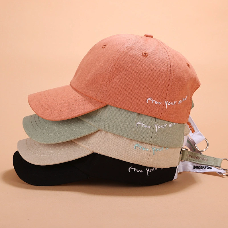 Promotional High Quality Sports Baseball Solided color ladyCap