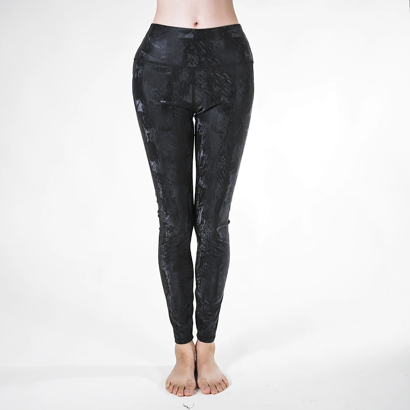 New Knitted Hips Quick-drying Perspiration  Solid Color Body High Waist Leggings