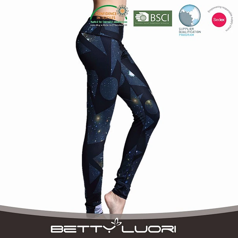 Fashion body shape breathable fitness girls capri tights