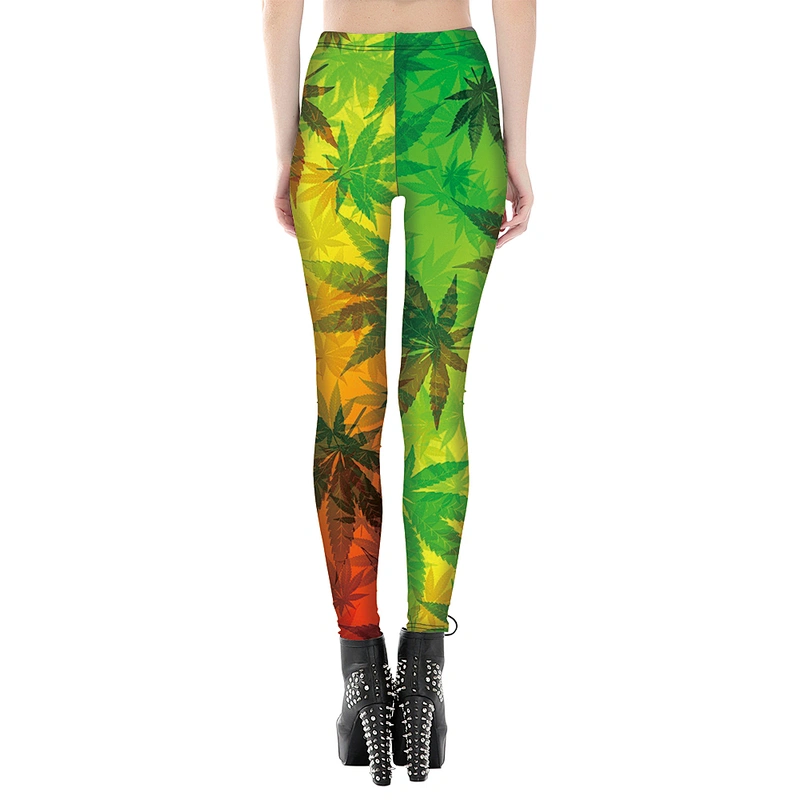 Women's Sexy Milk Pants Digital Printing Slim Leggings