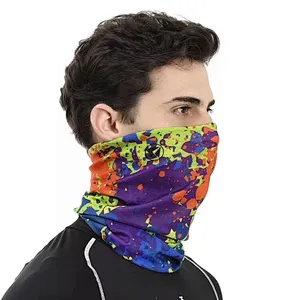 Popular seamless bandana Item of headwear and your own design and logo printing of headwear bandana