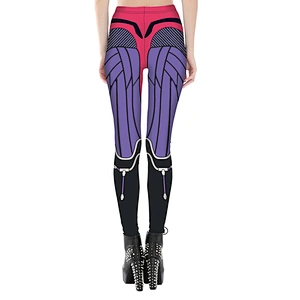 Women Colorful 3D Printed Full Length Leggings Tights Pants