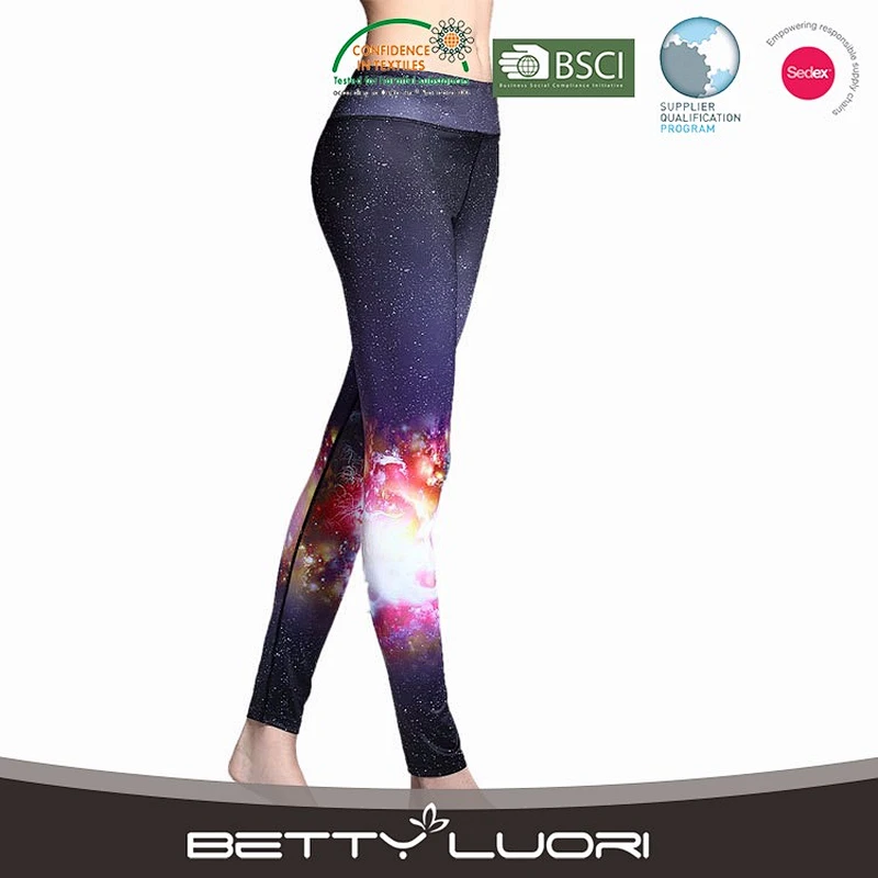 Blue confortable duick dry fitness legging yoga legging