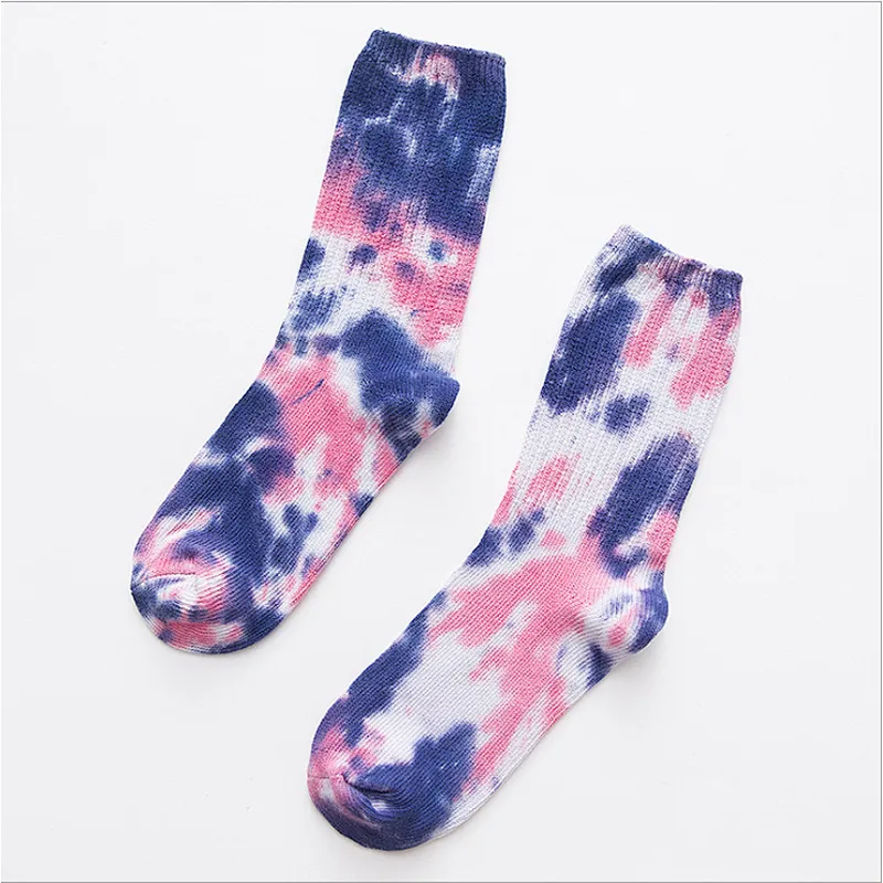 China Factory New Style Cozy Tie Dye Women Socks