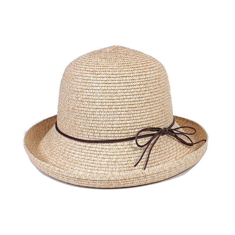 China-made High Quality Summer Hand-made Raffia Straw Hat