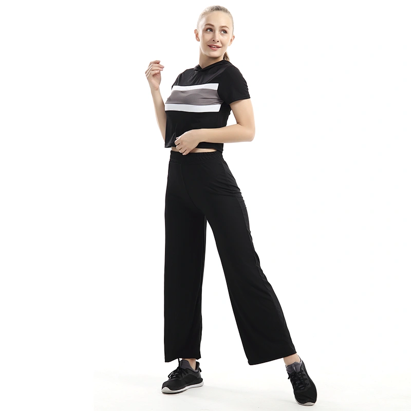 Hip Butt Lifting Womens Fashion Casual Wide Leg Pants