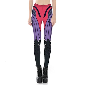 Women Colorful 3D Printed Full Length Leggings Tights Pants