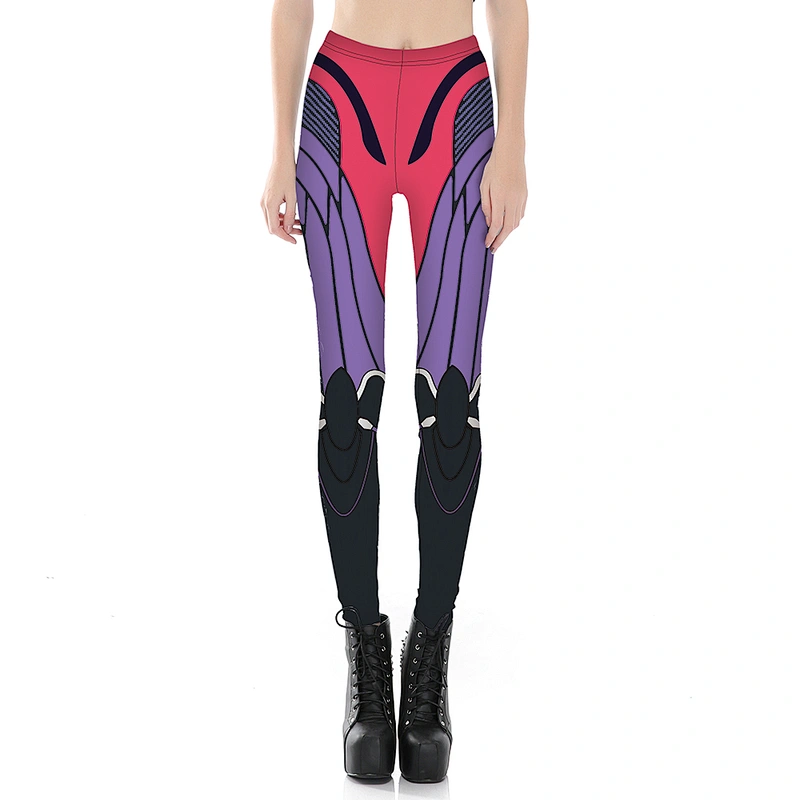 Women Colorful 3D Printed Full Length Leggings Tights Pants