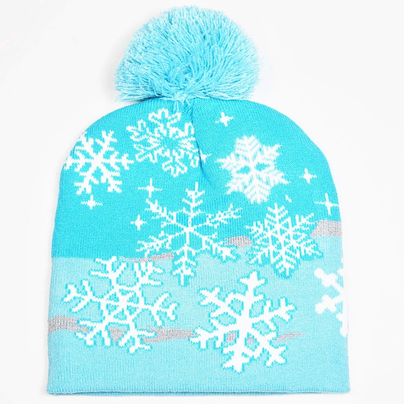 Hot Sell New Design Christmas Hallowmas Festival Kids Beanie Scarf With Led Flashing Light ,Hot selling OEM New Design Unisex