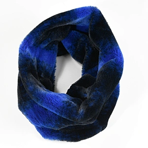2019 custom wholesale cheap multi-color fake fur women fashion young tube scarf
