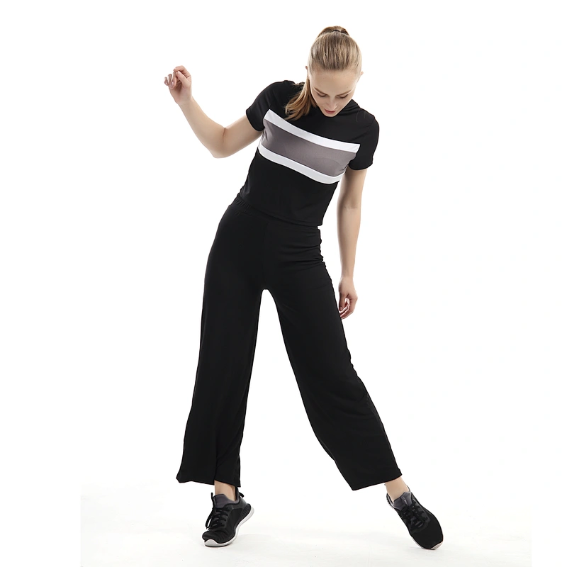 Hip Butt Lifting Womens Fashion Casual Wide Leg Pants