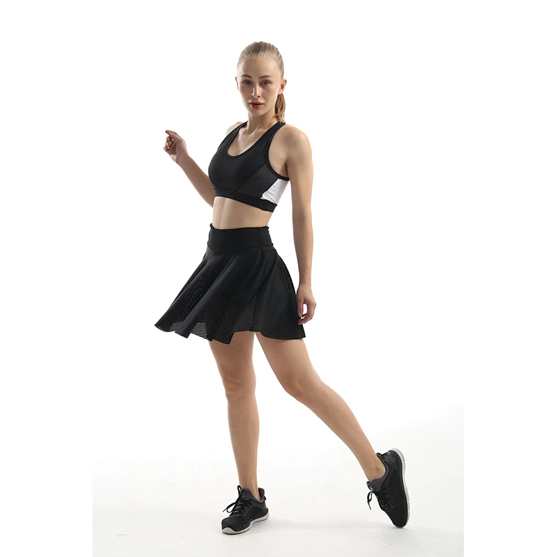 Tennis sports pant Skirts for Badminton Running Fitness polyester sublimation skirt