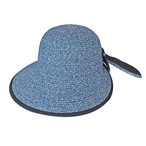 Summer Anti UV and Breathable and Foldable European Style Hat Cap with Big Bowknot
