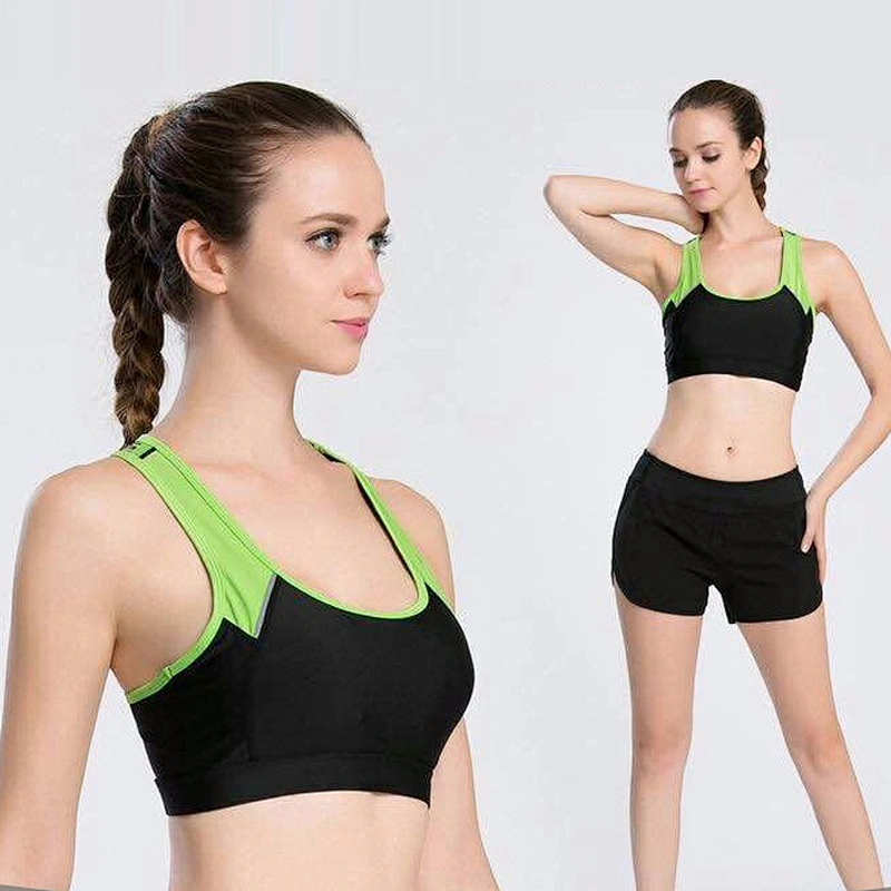 Girl popular waterproof and moisture wicking cheap  ladies sexy yoga sport bras