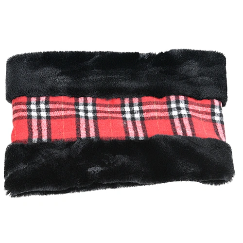 2019 custom wholesale fashion fake fur women knit fur neck warmer