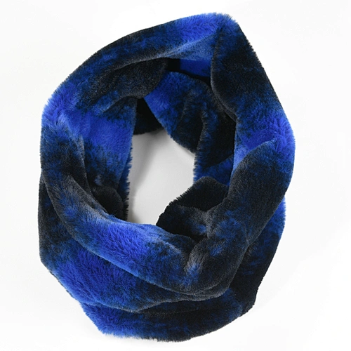 2019 custom wholesale cheap multi-color fake fur women fashion young tube scarf
