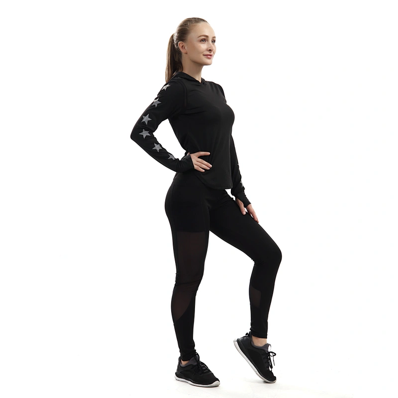 Women's Mesh Yoga Pants with 2 Pockets Non See-Through High Waist  Leggings