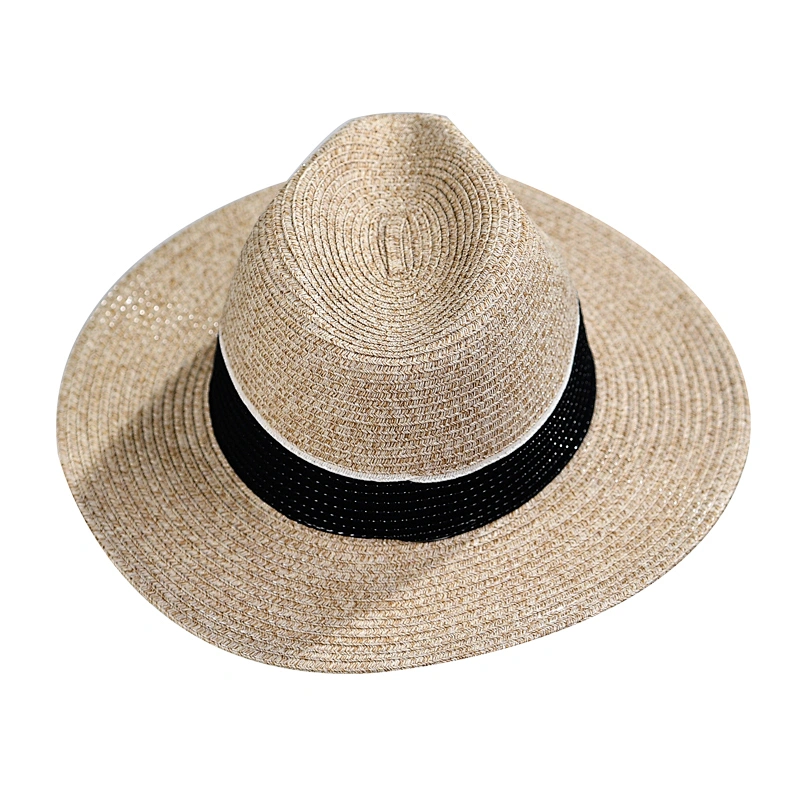 Good Quality UV Protection Washable and Foldable UV Sunscreen Summer Straw Panama Hat