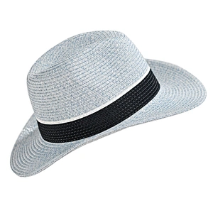 Made in China Stylish Sun block UV Contrased Color Straw Ladies Panama Summer Hat