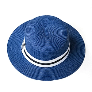 Summer Wholesale Fashion Boater Straw Hat